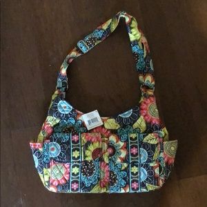 BNWT Vera Bradley cargo sling bag in flower shower